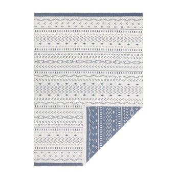 Covor cu 2 fețe bougari twin daro, 230 x 160 cm, albastru-crem