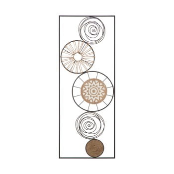 Decorațiune metalică pentru perete mauro ferretti masai a, 35 x 90 cm