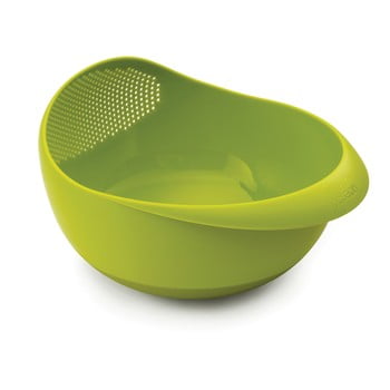 Bol cu strecurătoare joseph joseph prep&serve, verde