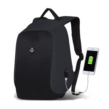 Rucsac cu port USB My Valice SECRET Smart Bag, gri-negru imagine