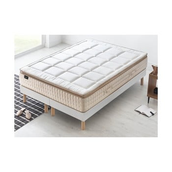 Pat dublu cu saltea bobochic paris cashmere, 100 x 200 cm + 100 + 200 cm