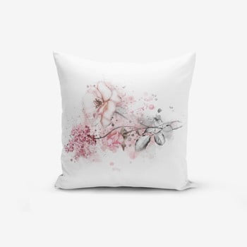 Față de pernă minimalist ogea flower leaf, 45 x 45 cm