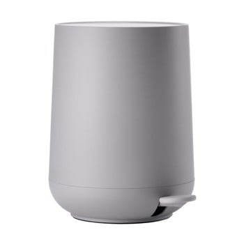 Coș menajer cu pedală zone nova one, 5 l, gri
