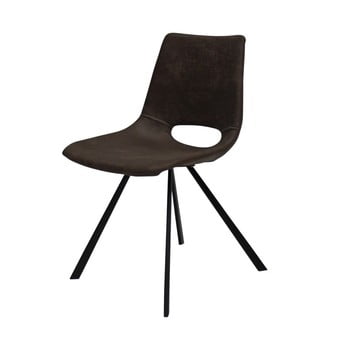 Scaun canett coronas, maro - negru