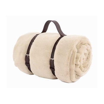 Pled tiseco home studio rabbit, 140 x 180 cm, bej