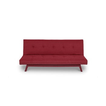 Canapea extensibilă loomi.design ozzie, roșu închis