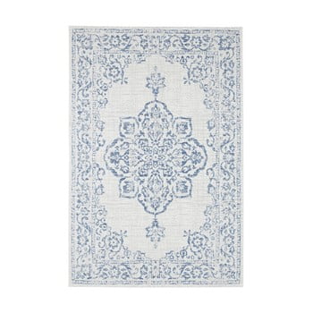 Covor potrivit pentru exterior bougari tilos, 160 x 230 cm, albastru - crem