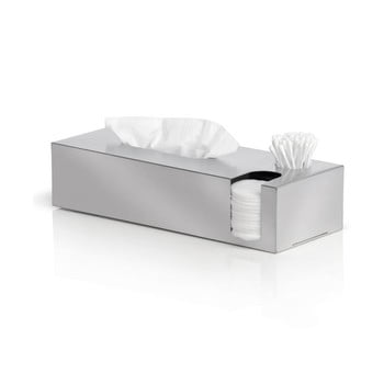 Casetă din inox pentru obiecte de igienă blomus areo, mat