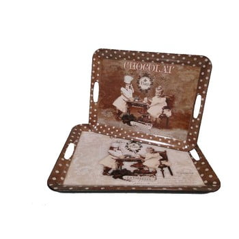 Set 2 tăvi antic line choco kids