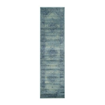 Covor safavieh olivia, 66 x 243 cm, albastru