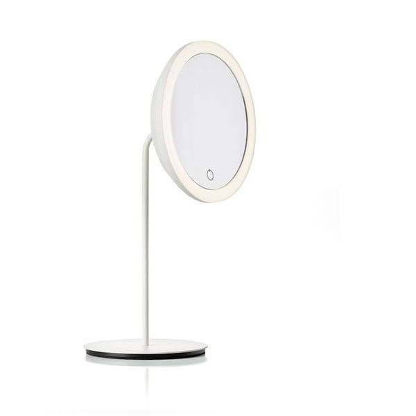Bílé kosmetické zrcadlo Zone Eve, ø 18 cm