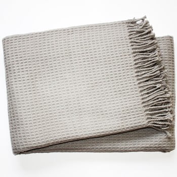 Pătură waffel light grey, 140 x 180 cm