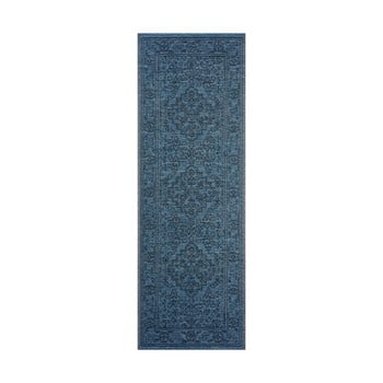 Covor potrivit pentru exterior bougari tyros, 70 x 200 cm, albastru închis