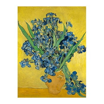 Reproducere pe pânză după vincent van gogh - irises, 60 x 45 cm