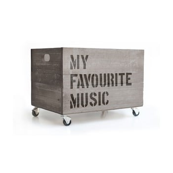 Cutie din lemn cu roți really nice things music