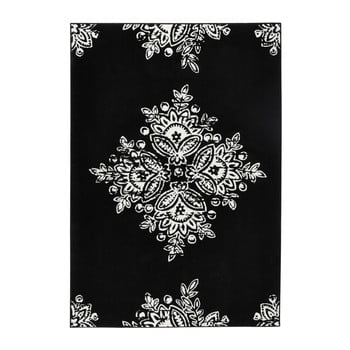 Covor hanse home gloria blossom, 200 x 290 cm, negru alb