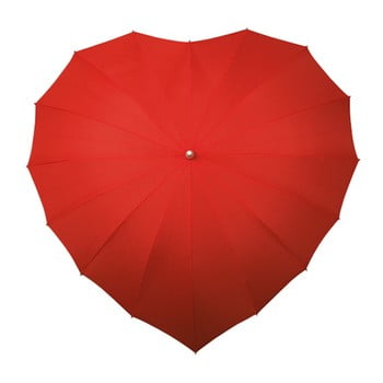 Umbrelă Ambiance Couer Rouge, ⌀ 107 cm, roșu