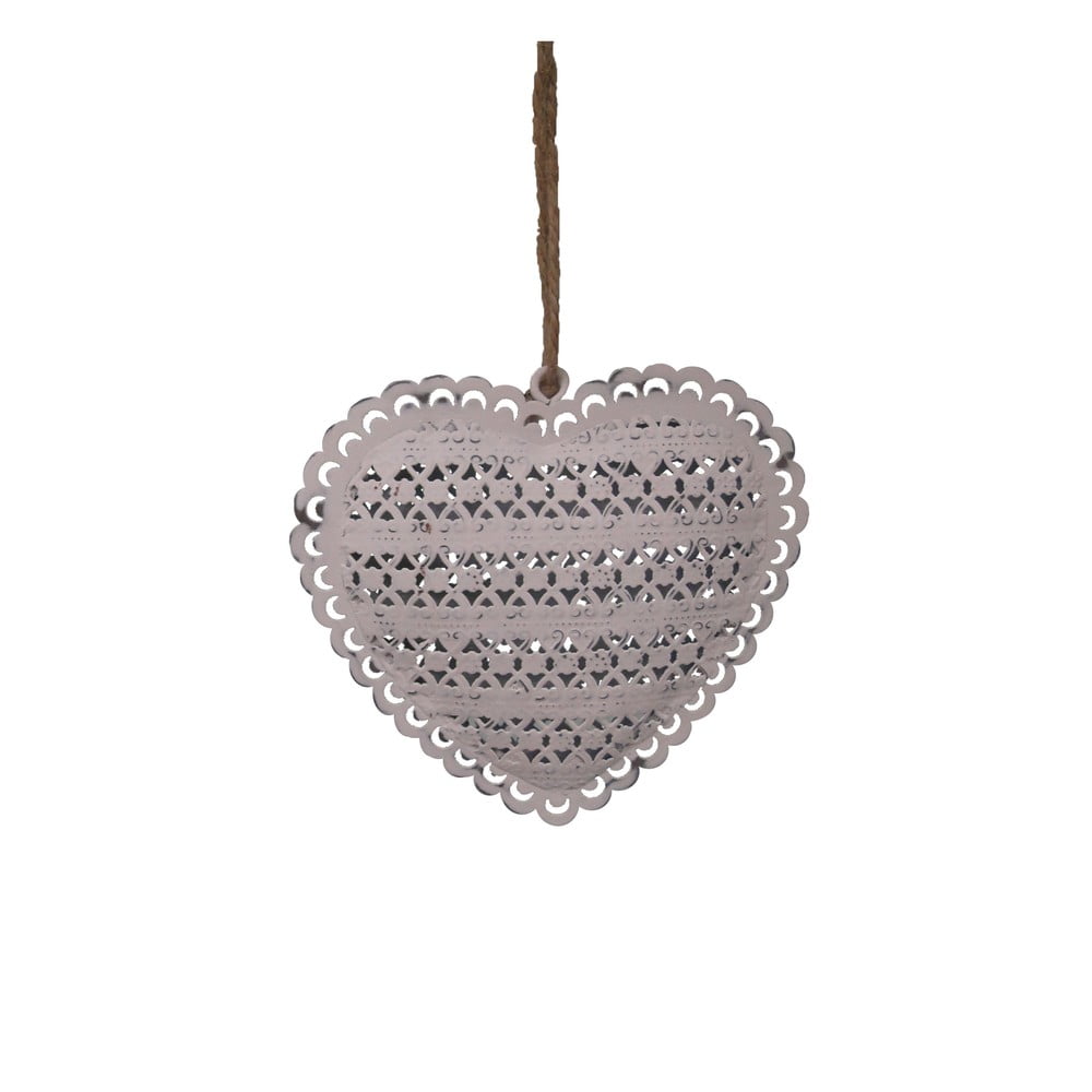 Dekorativní závěsné srdce Antic Line Heart, 10.5 cm