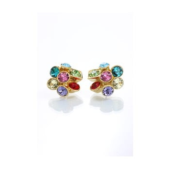 Cercei cu cristale swarovski laura bruni flower