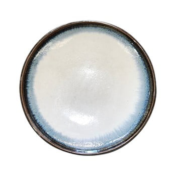 Farfurie din ceramică mij aurora, ø 17 cm, alb