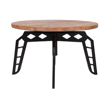 Măsuță cu blat din lemn de mango label51 pebble, ⌀ 80 cm