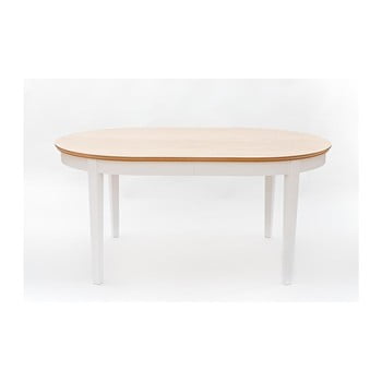 Masă we47 family, 165 x 105 cm, natural-alb