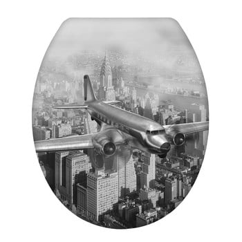 Capac wc cu închidere lentă wenko old time plane, 45 x 37,5 cm