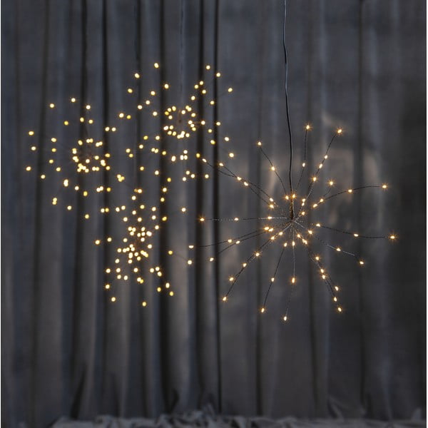 Závěsná svítící LED dekorace Star Trading Hanging Firework Dark Warm, ø 26 cm
