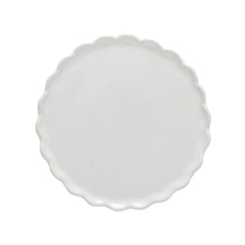 Tavă din gresie ceramică pentru desert Casafina Forma, ⌀ 12 cm, alb