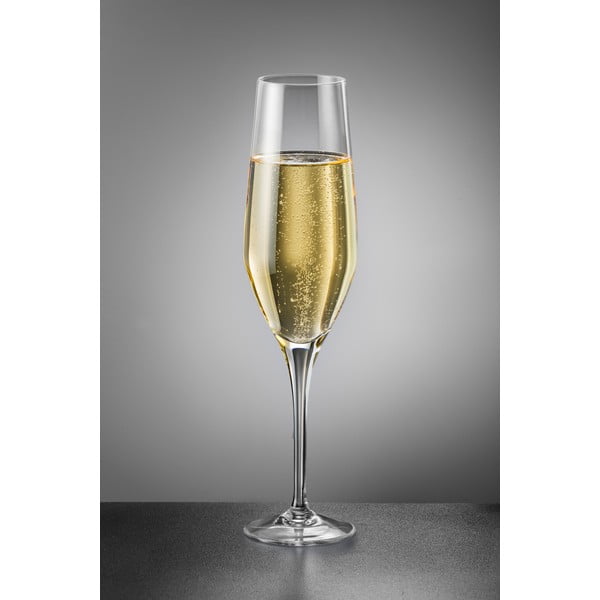 Sada 2 sklenic na šampaňské Crystalex Amoroso, 200 ml