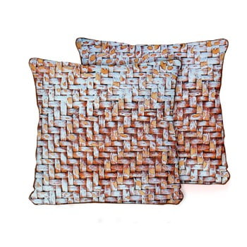 Față de pernă surdic wicker turro, 45 x 45 cm