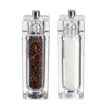 Set 2 râșnițe pentru sare și piper Bisetti Pepper&Salt, 14.5 cm