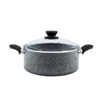Oală cu capac evdokia, ø 30 cm, gri