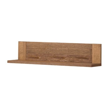 Raft de perete din lemn de stejar szynaka meble velvet, lungime 111 cm