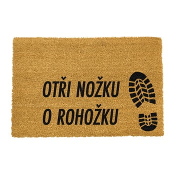 Covoraș intrare din fibre de cocos artsy doormats otri nozku, 40 x 60 cm