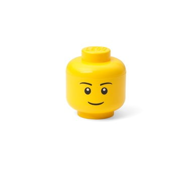 Cutie de depozitare în formă de figurină LEGO® Boy, 10,5 x 10,6 x 12 cm imagine