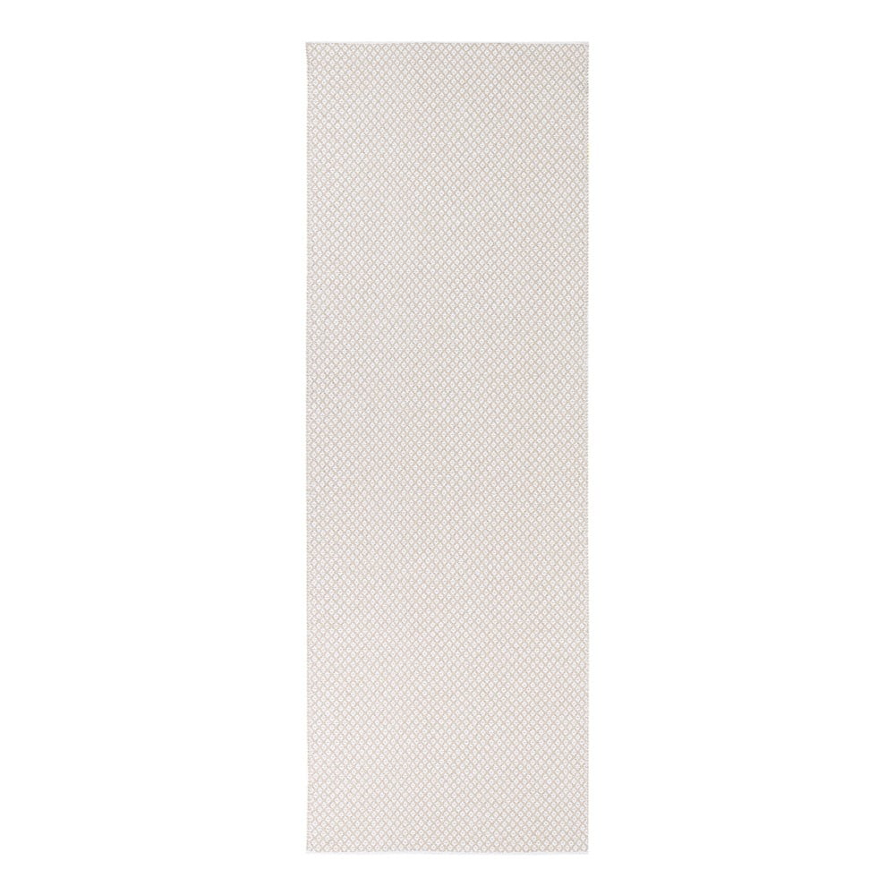 Krémový běhoun vhodný do exteriéru Narma Diby, 70 x 200 cm