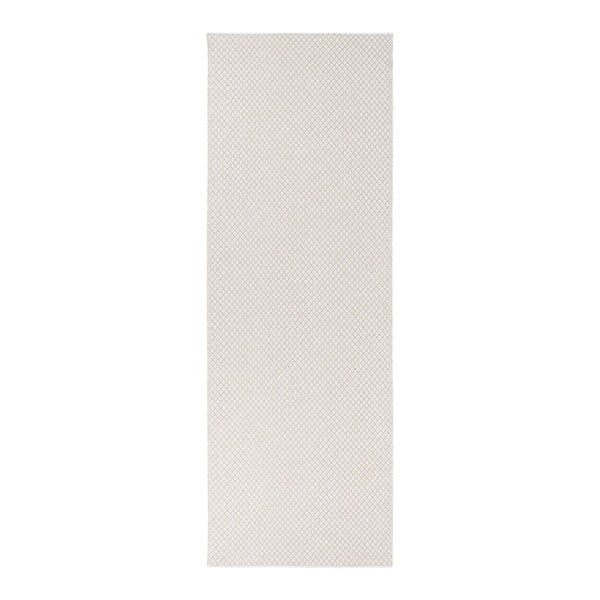 Krémový běhoun vhodný do exteriéru Narma Diby, 70 x 150 cm