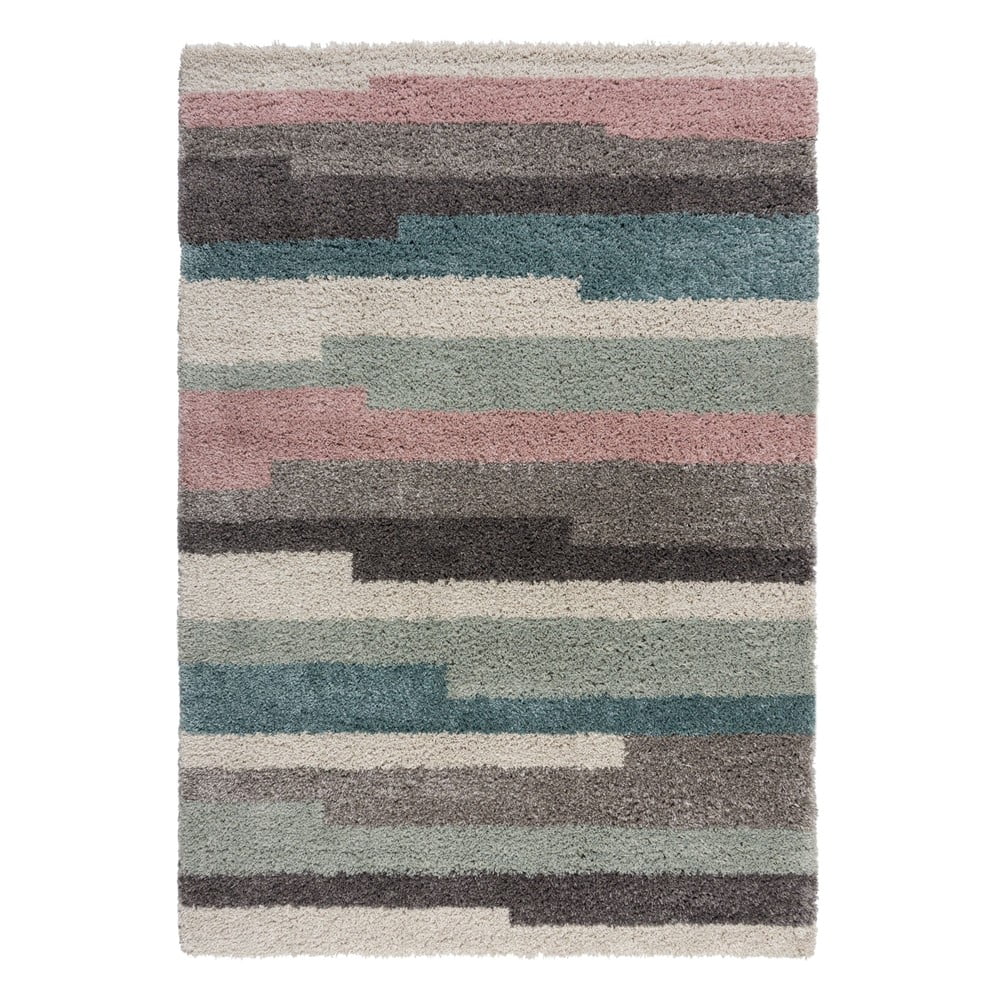 Modro-šedý koberec Flair Rugs Deka, 120 x 170 cm