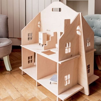 Căsuță din lemn pentru copii dekornik doll house