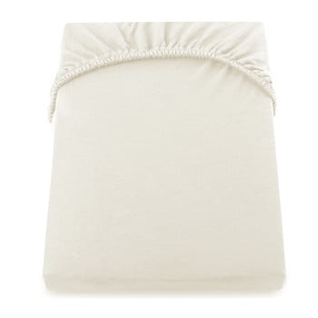 Cearșaf de pat crem deschis decoking amber collection, 180-200 x 200 cm