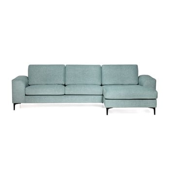 Canapea softnord henry, șezlong partea dreaptă, verde