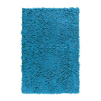Covor baie wenko chenille, 80 x 50 cm, albastru