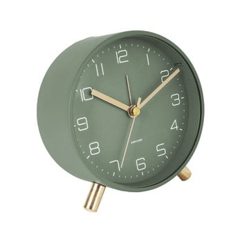 Ceas cu alarmă karlsson lofty, ø 11 cm, verde
