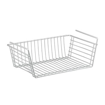 Coș atașabil sub raft Metaltex Basket, adâncime 39 cm