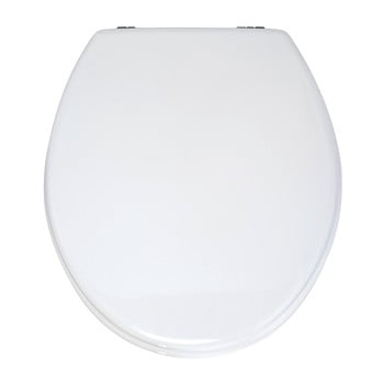 Capac wc din lemn capac wc wenko prima, 41 x 38 cm, alb