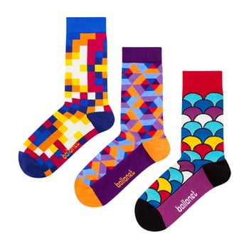 Set cadou șosete Ballonet Socks Crazy, mărimea 36-40