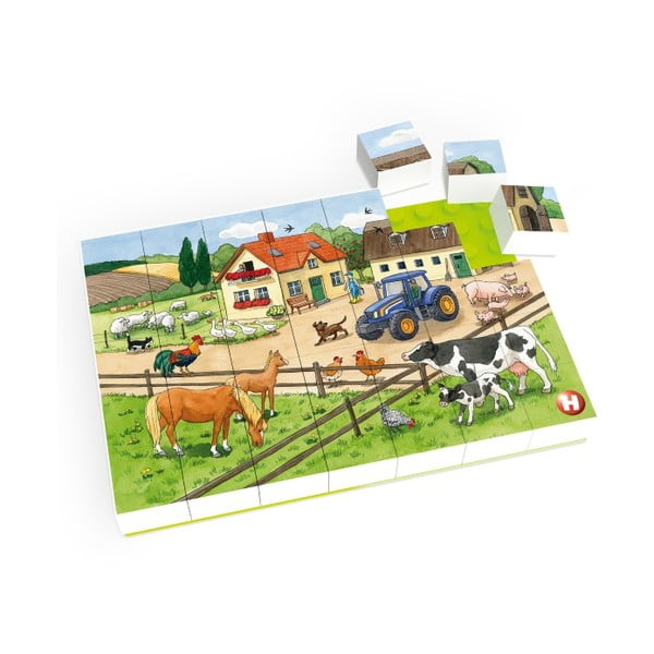 Dětské puzzle Hubelino Život na farmě