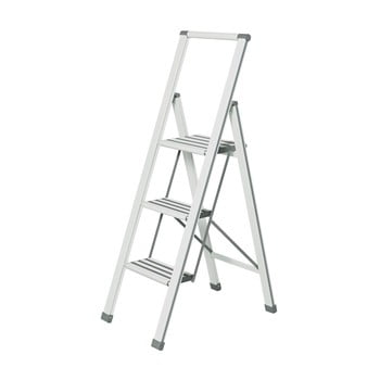 Scără pliantă wenko ladder alu, înălțime 127 cm, alb
