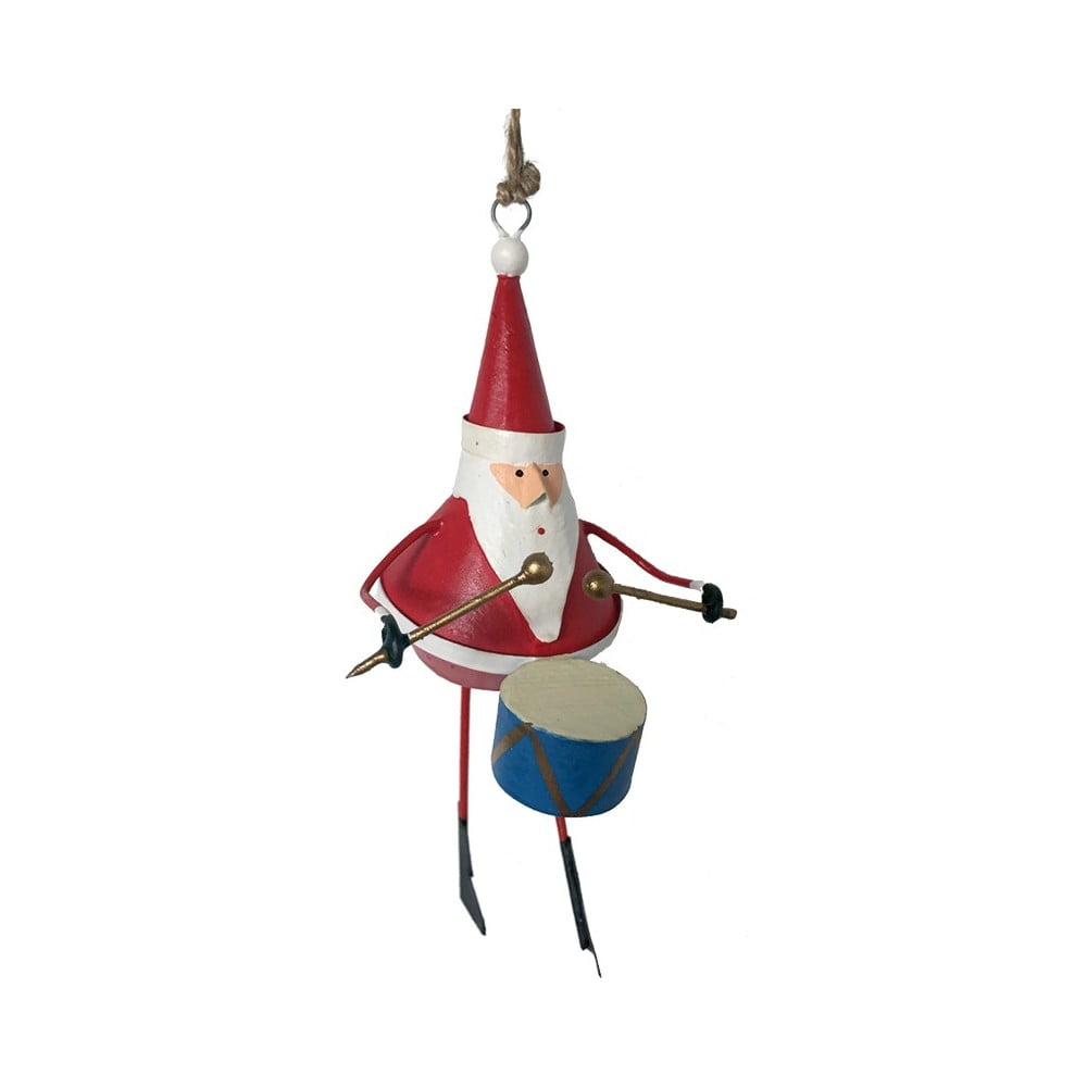 Vánoční závěsná ozdoba G-Bork Santa with Drum